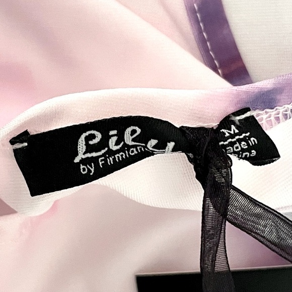 🌺 Lily Firmiana Tie Dye Crisscross Strappy Summer Tank Top Size M NWT - Picture 9 of 12